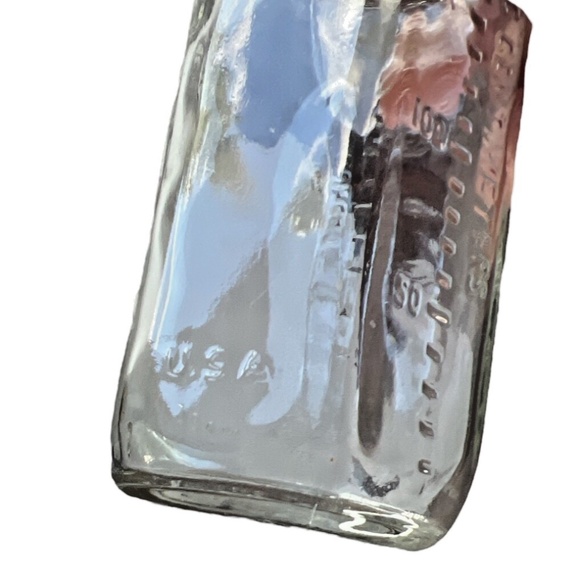 Vintage Evenflo Glass Baby Bottles Pair Mid Century Made In USA - Picture 4 of 10